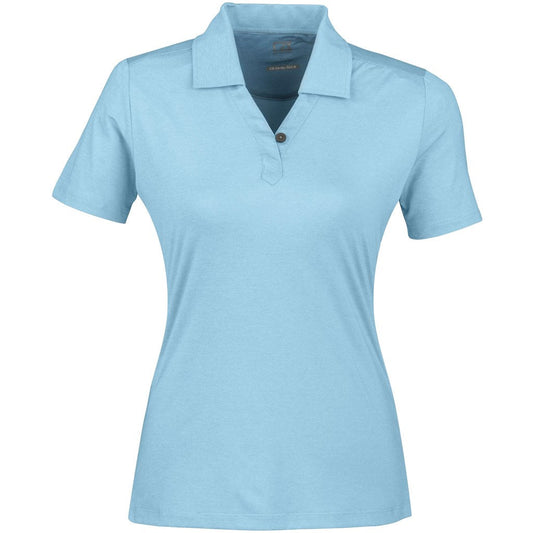 Ladies Golf Shirt - Light Blue - Brand your company Logo! Get a quote - Promo Lingo