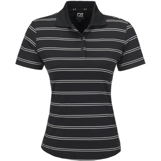 Ladies Hawthorne Golf Shirt - Black - Brand your company Logo! Get a quote - Promo Lingo