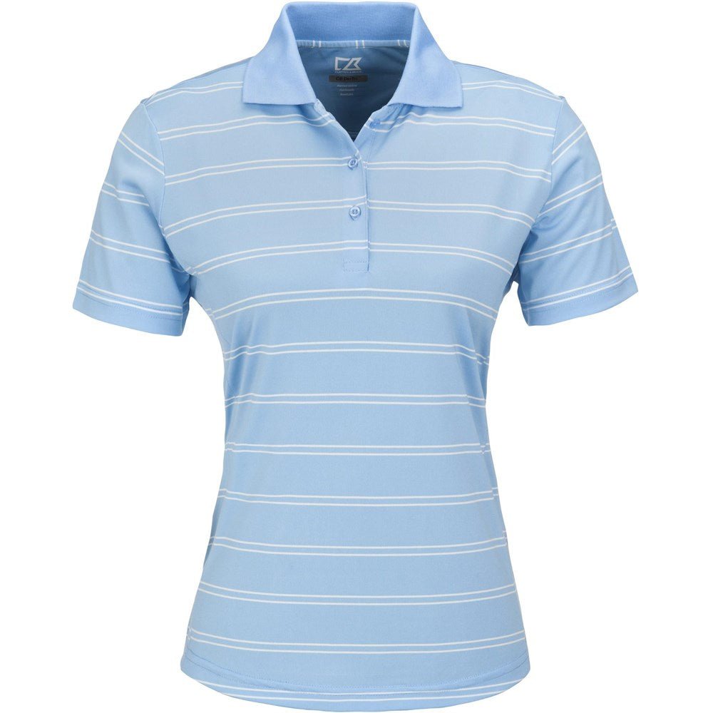 Ladies Hawthorne Golf Shirt - Light Blue - Brand your company Logo! Get a quote - Promo Lingo