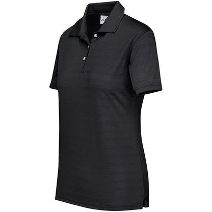 Ladies Icon Golf Shirt - Black - Brand your company Logo! Get a quote - Promo Lingo