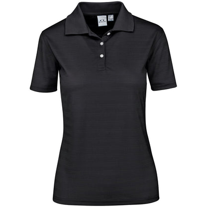 Ladies Icon Golf Shirt - Black - Brand your company Logo! Get a quote - Promo Lingo