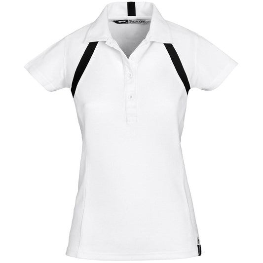 Ladies Jebel Golf Shirt - Black for Stylish Comfort - Brand your company Logo! Get a quote - Promo Lingo