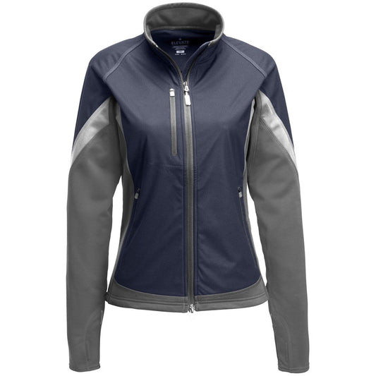 Ladies Jozani Hybrid Softshell Jacket - Navy - Brand your company Logo! Get a quote - Promo Lingo