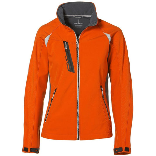 Ladies Katavi Softshell Jacket - Orange - Brand your company Logo! Get a quote - Promo Lingo