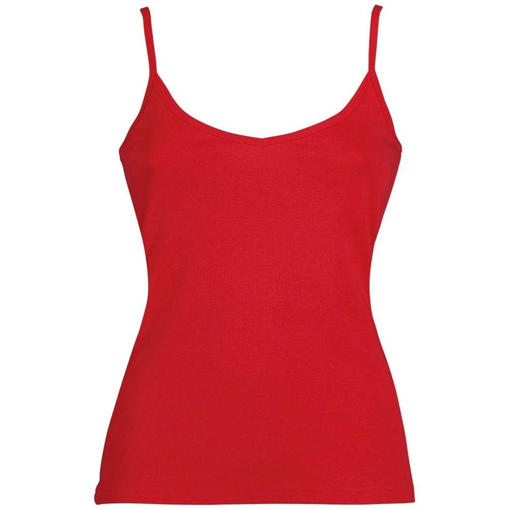 Ladies Lanai Spaghetti Top - Red - Brand your company Logo! Get a quote - Promo Lingo