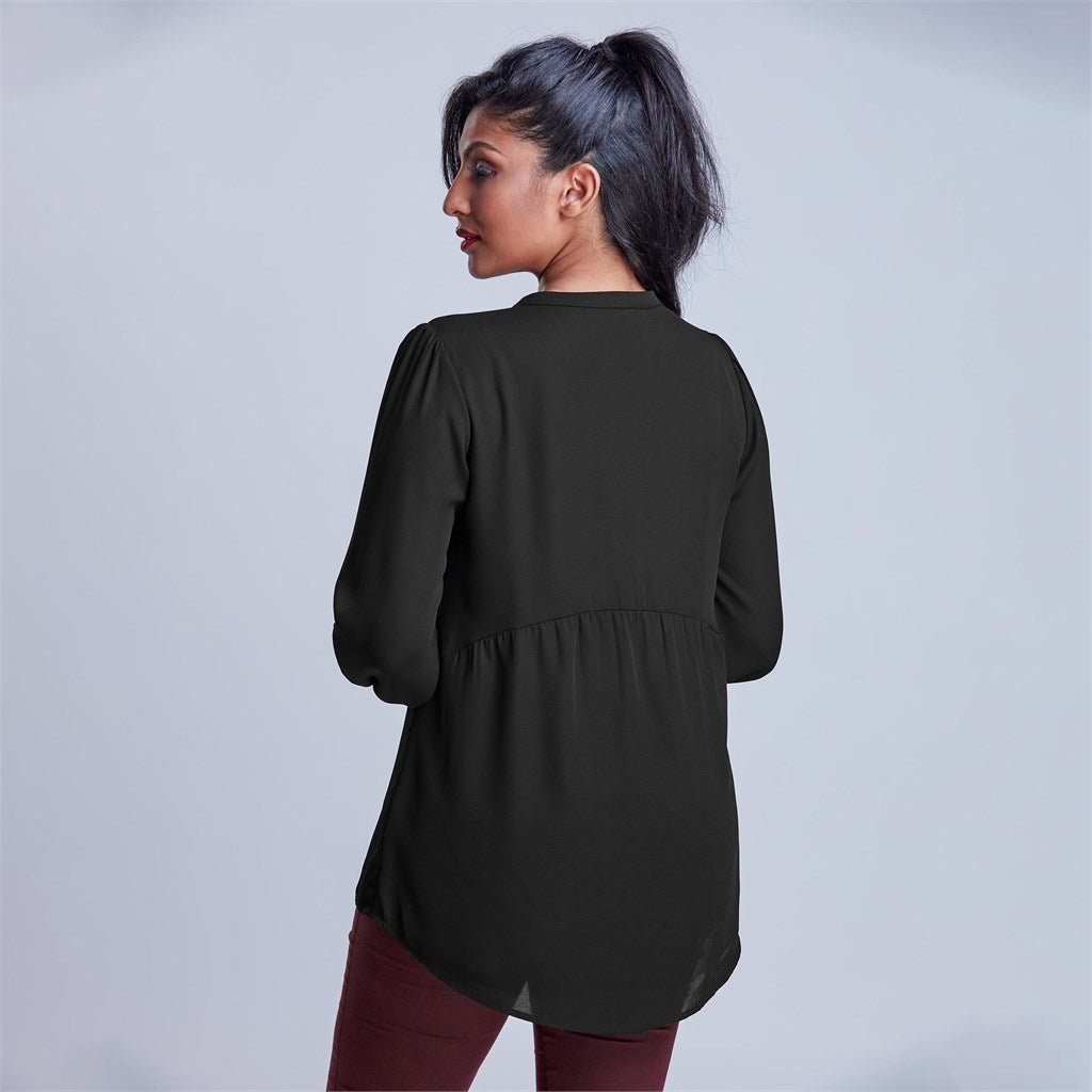 Ladies Long Sleeve Candice Blouse - Brand your company Logo! Get a quote - Promo Lingo