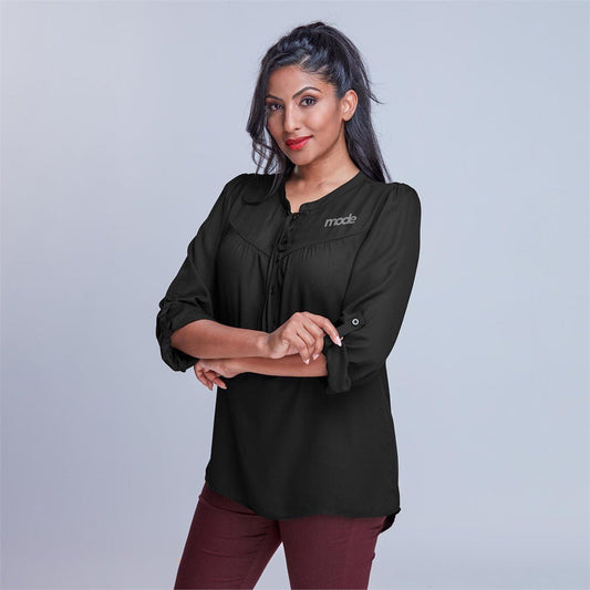 Ladies Long Sleeve Candice Blouse - Brand your company Logo! Get a quote - Promo Lingo