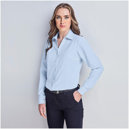 Ladies Long Sleeve Carolina Shirt - Brand your company Logo! Get a quote - Promo Lingo