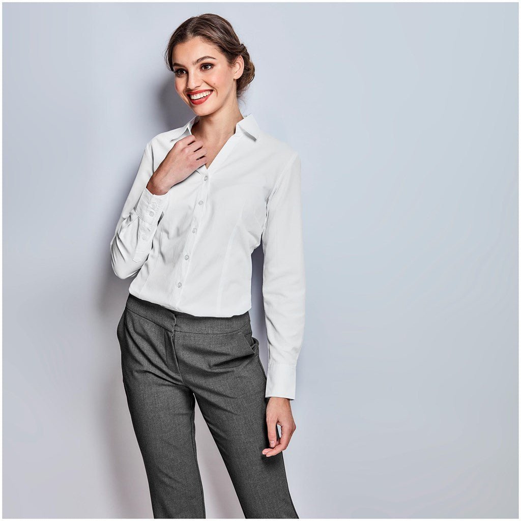 Ladies Long Sleeve Carolina Shirt - Brand your company Logo! Get a quote - Promo Lingo