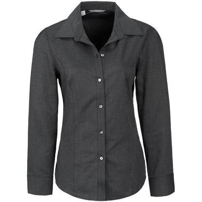 Ladies Long Sleeve Epic Shirt - Black - Brand your company Logo! Get a quote - Promo Lingo