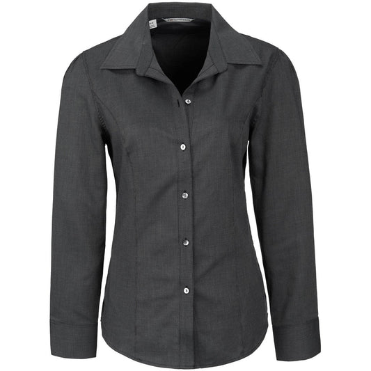 Ladies Long Sleeve Epic Shirt - Black - Brand your company Logo! Get a quote - Promo Lingo