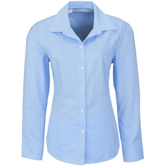 Ladies Long Sleeve Epic Shirt - Light Blue - Brand your company Logo! Get a quote - Promo Lingo