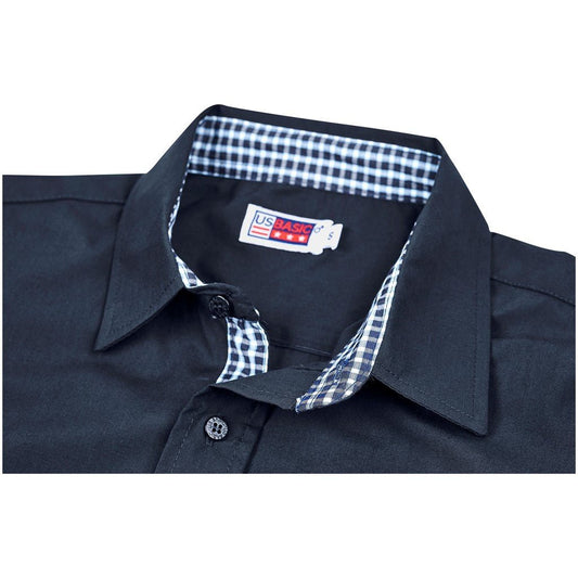 Ladies Long Sleeve Warrington Shirt - Navy - Brand your company Logo! Get a quote - Promo Lingo