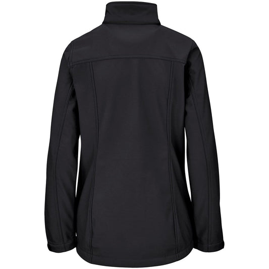 Ladies Maxson Softshell Jacket - Black - Brand your company Logo! Get a quote - Promo Lingo