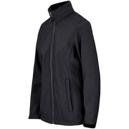 Ladies Maxson Softshell Jacket - Black - Brand your company Logo! Get a quote - Promo Lingo