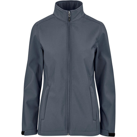 Ladies Maxson Softshell Jacket - Grey - Brand your company Logo! Get a quote - Promo Lingo