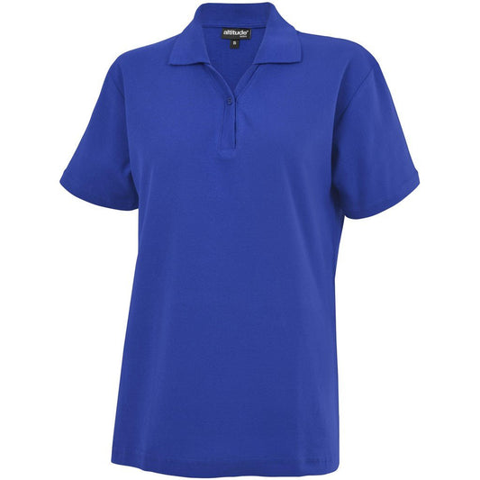 Ladies Melrose Heavyweight Golf Shirt - Royal Blue - Brand your company Logo! Get a quote - Promo Lingo