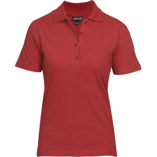 Ladies Michigan Golf Shirt - Red - Brand your company Logo! Get a quote - Promo Lingo