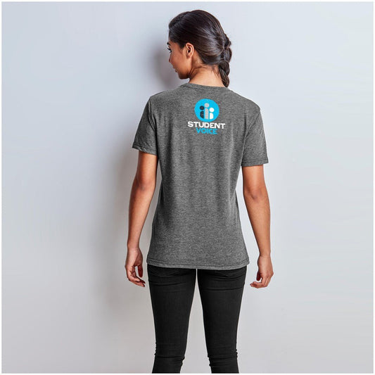 Ladies Michigan Melange V - Neck T-Shirt - Brand your company Logo! Get a quote - Promo Lingo