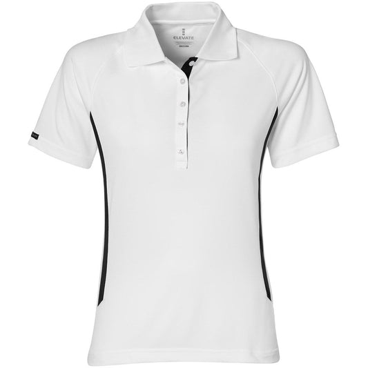 Ladies Mitica Golf Shirt - White - Brand your company Logo! Get a quote - Promo Lingo