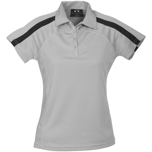 Ladies Monte Carlo Golf Shirt - Grey - Brand your company Logo! Get a quote - Promo Lingo