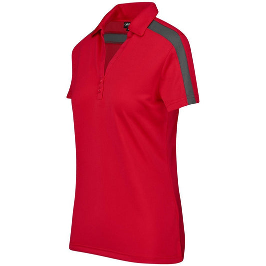 Ladies Nautilus Golf Shirt - Red - Brand your company Logo! Get a quote - Promo Lingo