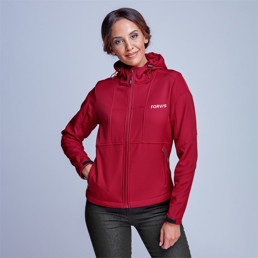 Ladies Nexus Softshell Jacket for Stylish Weather Protection - Brand your company Logo! Get a quote - Promo Lingo