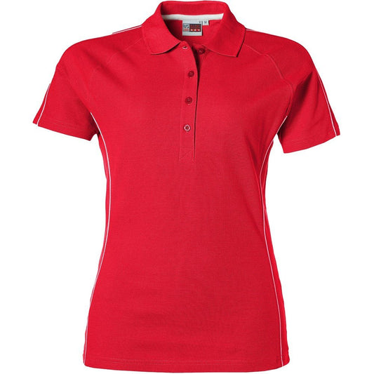 Ladies Pontiac Golf Shirt - Red - Brand your company Logo! Get a quote - Promo Lingo