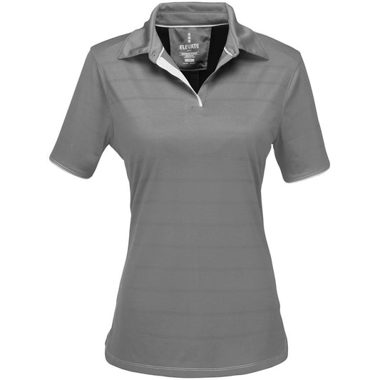 Ladies Prescott Golf Shirt - Grey - Brand your company Logo! Get a quote - Promo Lingo