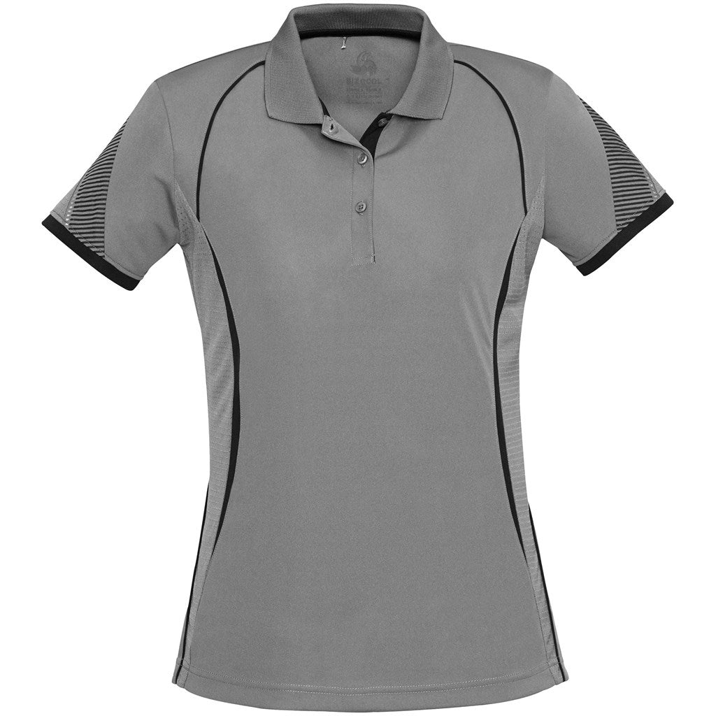 Ladies Razor Golf Shirt - Grey - Brand your company Logo! Get a quote - Promo Lingo
