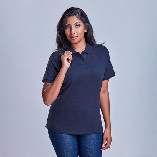 Ladies Recycled Promo Golf Shirt - Brand your company Logo! Get a quote - Promo Lingo