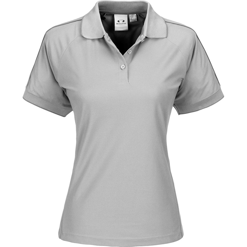 Ladies Resort Golf Shirt - Grey - Brand your company Logo! Get a quote - Promo Lingo