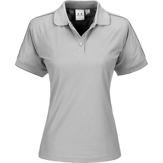 Ladies Resort Golf Shirt - Grey - Brand your company Logo! Get a quote - Promo Lingo