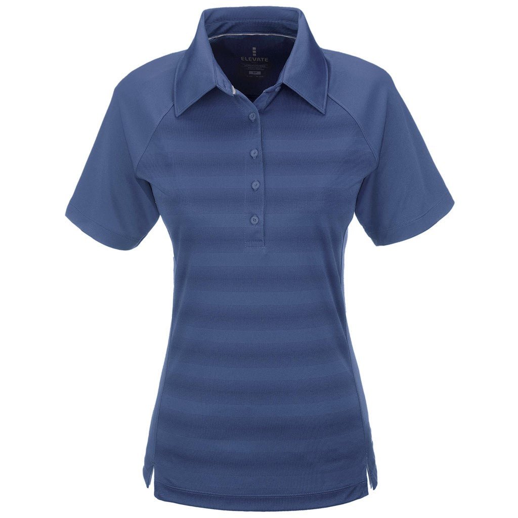 Ladies Shimmer Golf Shirt - Blue - Brand your company Logo! Get a quote - Promo Lingo