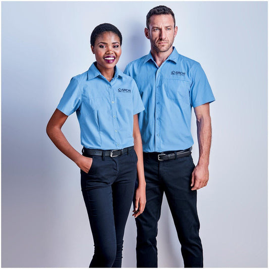 Ladies Short Sleeve Empire Shirt - Brand your company Logo! Get a quote - Promo Lingo