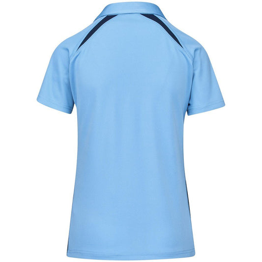 Ladies Splice Golf Shirt - Light Blue - Brand your company Logo! Get a quote - Promo Lingo