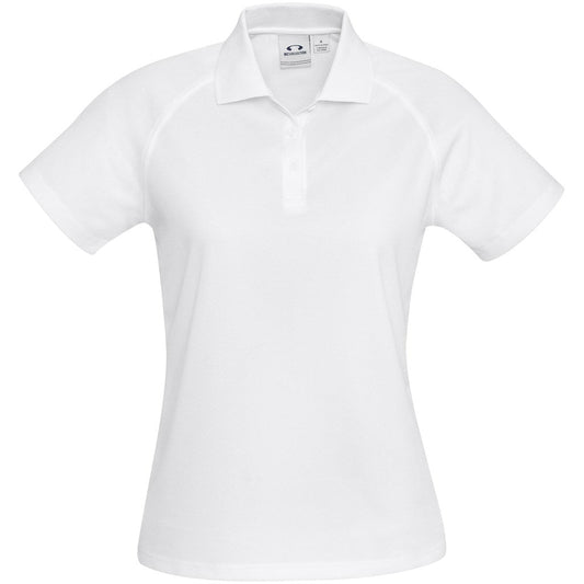 Ladies Sprint Golf Shirt - White - Brand your company Logo! Get a quote - Promo Lingo