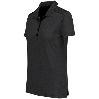 Ladies Sterling Ridge Golf Shirt - Black - Brand your company Logo! Get a quote - Promo Lingo