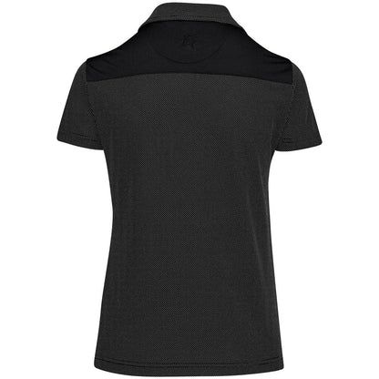 Ladies Sterling Ridge Golf Shirt - Black - Brand your company Logo! Get a quote - Promo Lingo