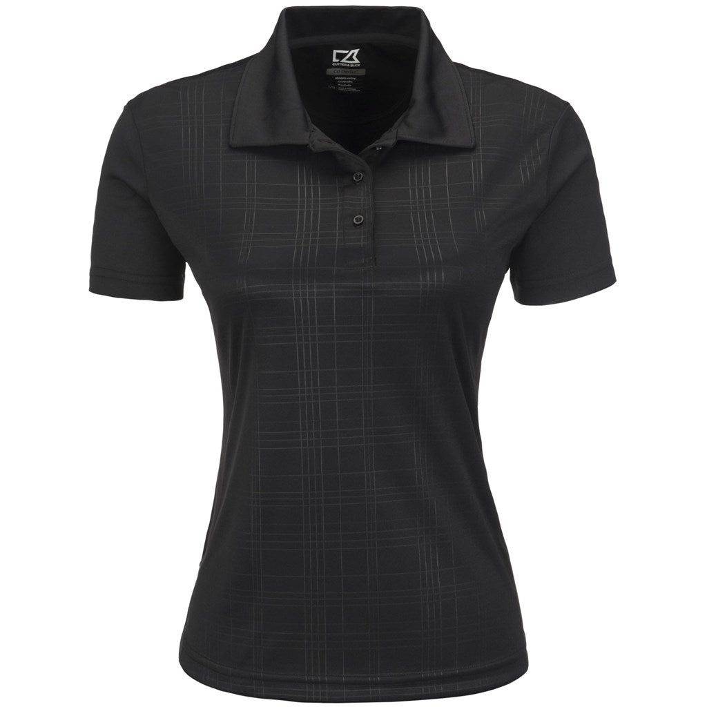 Ladies Sullivan Golf Shirt - Black - Brand your company Logo! Get a quote - Promo Lingo