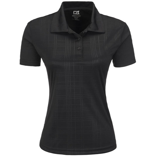 Ladies Sullivan Golf Shirt - Black - Brand your company Logo! Get a quote - Promo Lingo