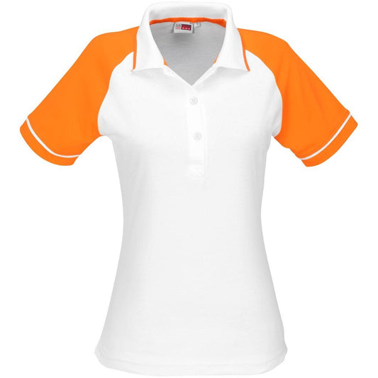 Ladies Sydney Golf Shirt - Orange - Brand your company Logo! Get a quote - Promo Lingo