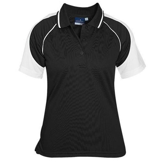 Ladies Toronto Golf Shirt - Black - Brand your company Logo! Get a quote - Promo Lingo
