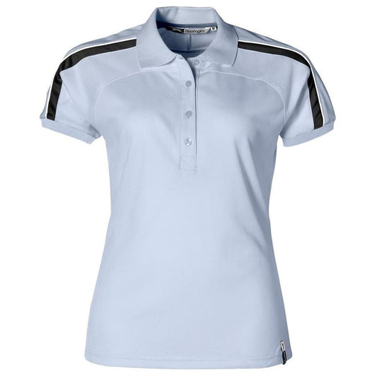 Ladies Trinity Golf Shirt - Light Blue for Stylish Comfort - Brand your company Logo! Get a quote - Promo Lingo