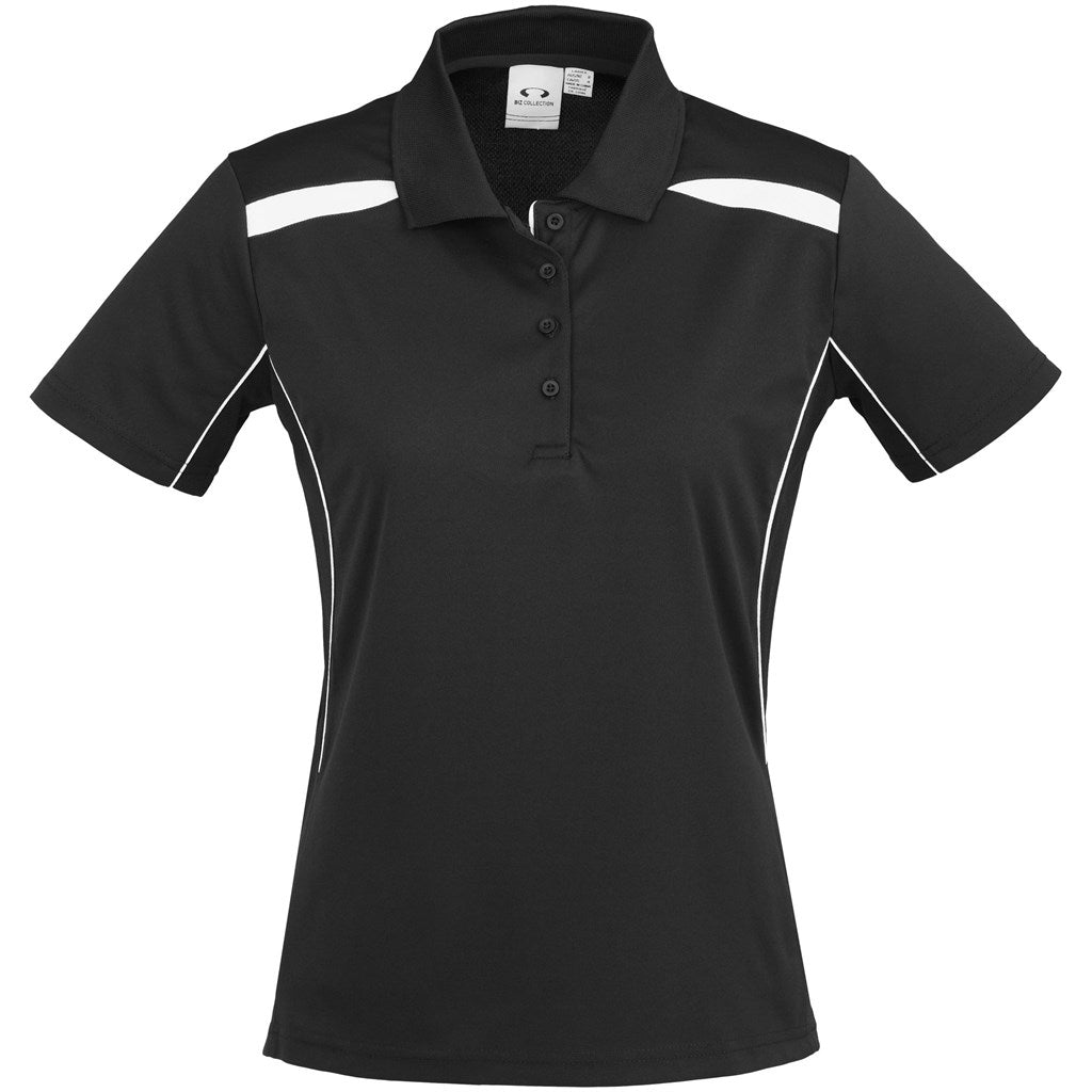 Ladies United Golf Shirt - Black - Brand your company Logo! Get a quote - Promo Lingo