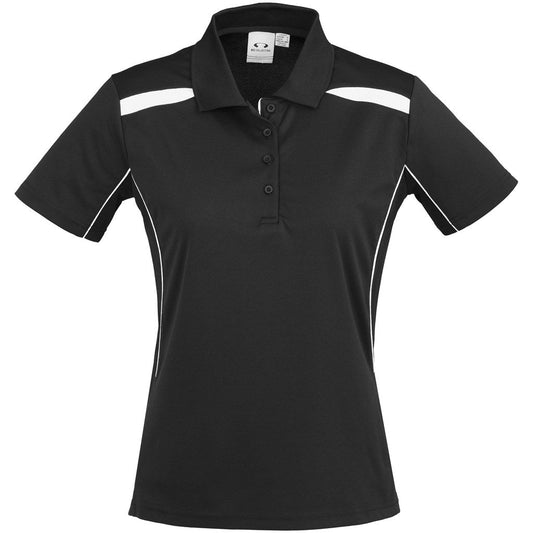 Ladies United Golf Shirt - Black - Brand your company Logo! Get a quote - Promo Lingo