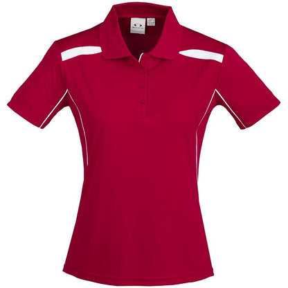 Ladies United Golf Shirt - Red - Brand your company Logo! Get a quote - Promo Lingo