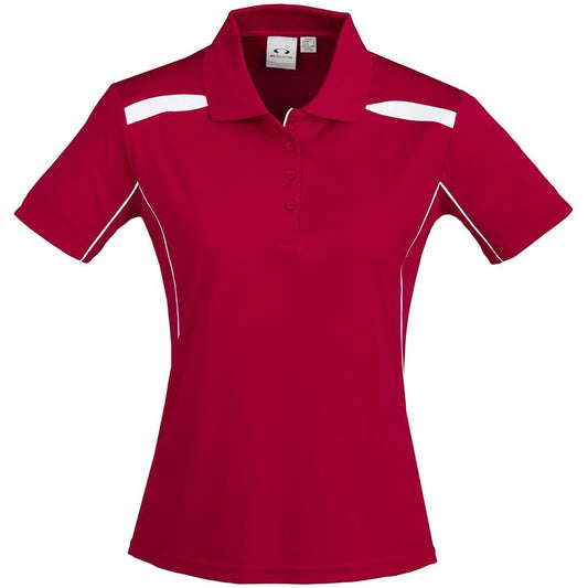 Ladies United Golf Shirt - Red - Brand your company Logo! Get a quote - Promo Lingo