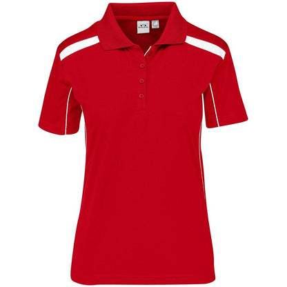 Ladies United Golf Shirt - Red - Brand your company Logo! Get a quote - Promo Lingo