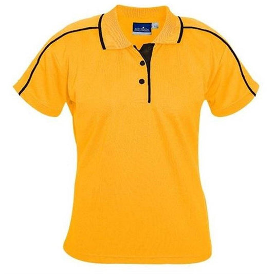 Ladies Vegas Golf Shirt - Yellow - Brand your company Logo! Get a quote - Promo Lingo